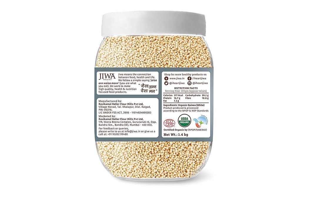 Jiwa Quinoa    Jar  1.4 kilogram